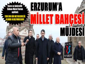 Bakan Kurum müjdeyi verdi: Erzurum'a