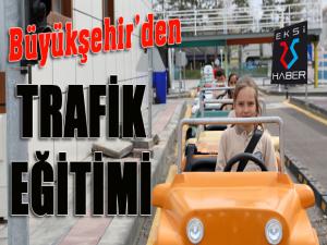 Büyükşehirden trafik eğitimi