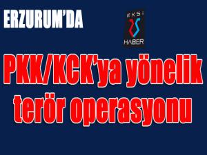 Erzurumda PKK/KCKya yönelik terör operasyonu