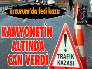 Erzurumda trafik kazası: 1 ölü, 4 yaralı