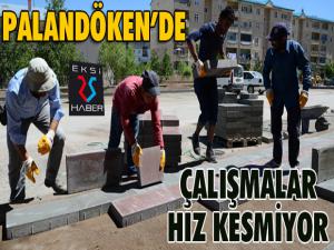 Palandöken Belediyesi, çalışmalarına hız kesmeden devam ediyor