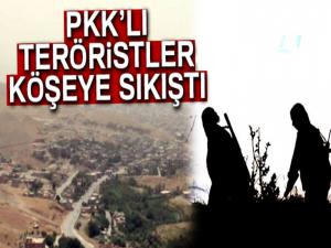 Teröristler Soranda köşeye sıkıştı