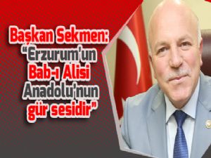 Başkan Sekmen:
