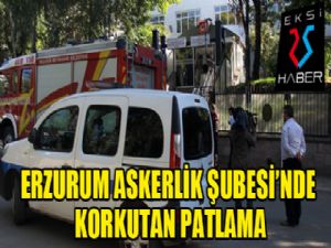 Askerlik Şubesi'nde korkutan patlama...