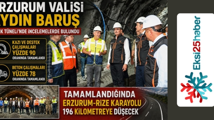Kırık Tüneli'nde hummalı çalışma...