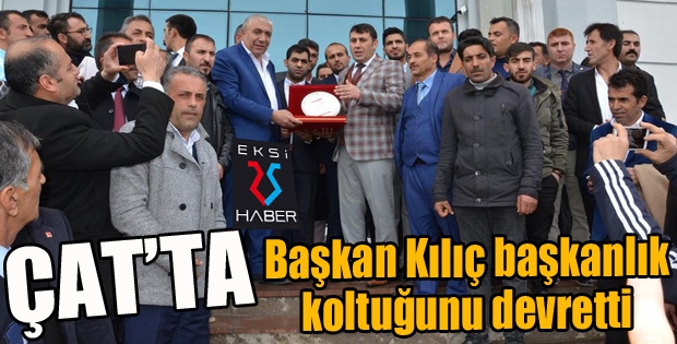 Çat Belediye Başkanı Melik Yaşar, göreve başladı