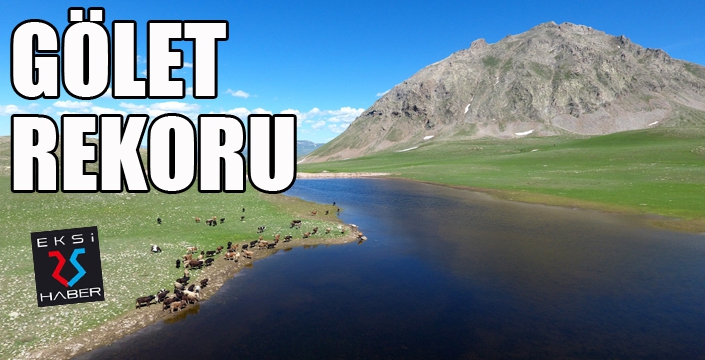 Erzurum Büyükşehir Belediyesi’nden gölet rekoru