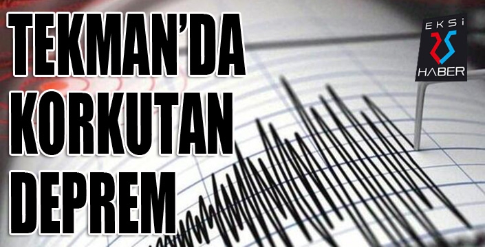 Erzurum’da korkutan deprem