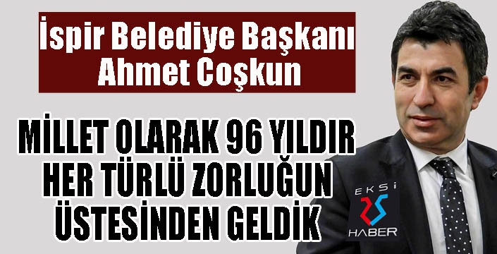 Coşkun, " Biz Türkiyeyiz!"