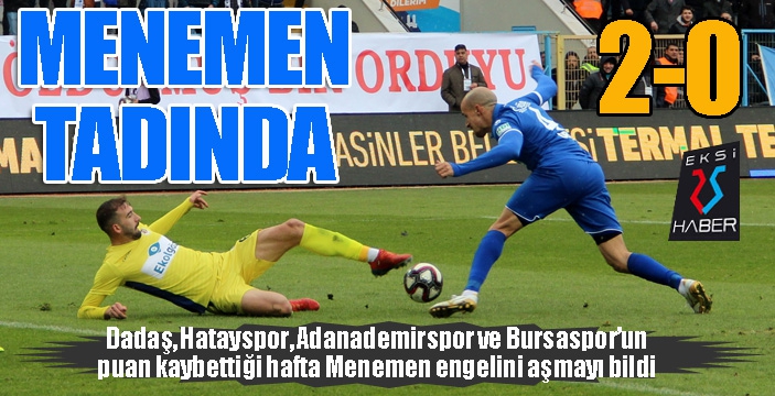 Menemen tadında 3 puan...