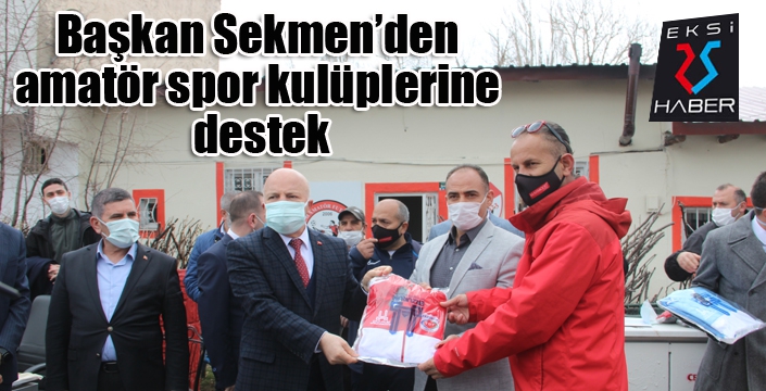 Mehmet Sekmen: "Erzurum’da amatör futbol kulüplerine önemli yatırımlar yapılacak"