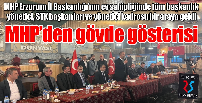 MHP’den gövde gösterisi