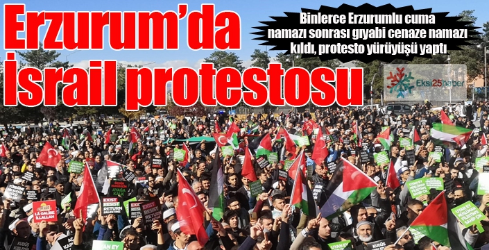 Erzurum’da "Özgür Kudüs" etkinliği