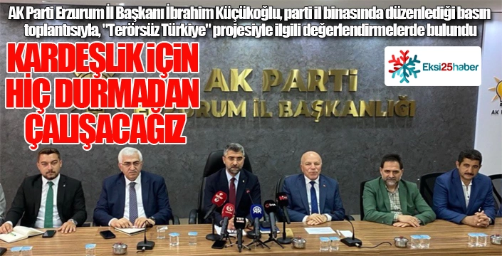Küçükoğlu: Tarihte yeni bir sayfa açılıyor
