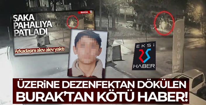 Arkadaşı tarafından dezenfektan ile yakılan çocuk 14 günlük yaşam mücadelesini kaybetti