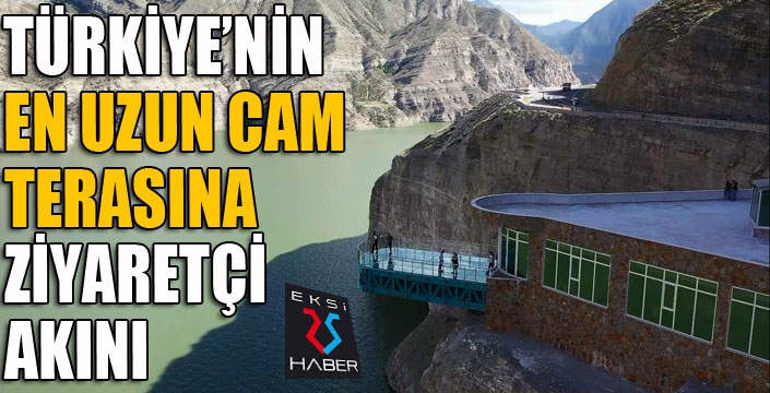 Türkiye’nin en uzun cam terasına ziyaretçiler akın ediyor